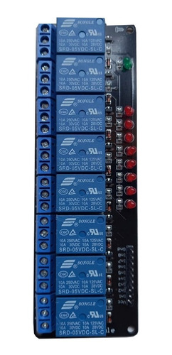 Módulo Relay De 8 Canales Compatible Arduino 5 Vdc