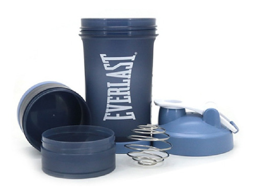 Imagen 2 de 5 de Shaker Vaso Mezclador De Proteinas Con Pastillero Everlast