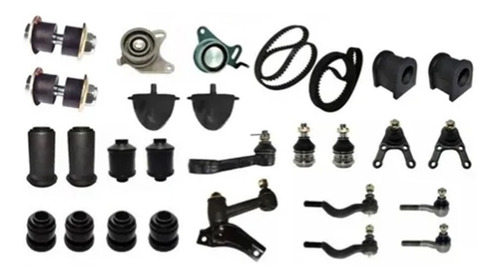 Kit Suspensão Dianteira E Correia L200 Gl E Gls 1995 À 2005