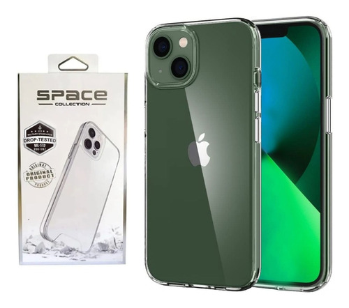 Capa Space Clear Para iPhone 14 Plus 14 Pro 14 Pro Max Cor Transparente