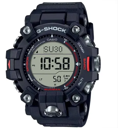 Relógio Casio G-shock Mudman Solar Preto Resina 200m Gw-9500 Preto Bege