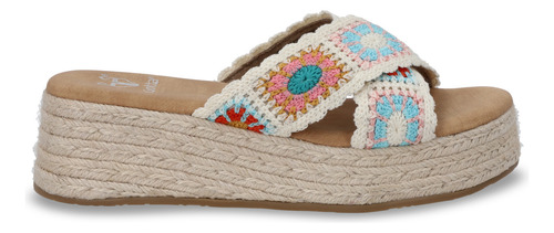 Sandalia Plataforma Multicolor Mujer 55970 Gotta
