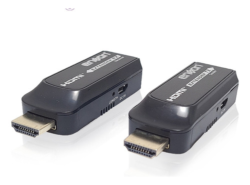 Mini Extensor Hdmi 50 Mts Cat 6/6a Alimentacion Micro Usb