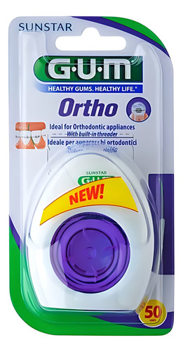 Hilo Dental Gum Ortho Floss 50 Usos.