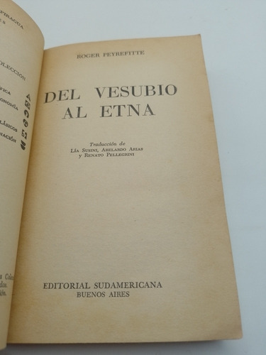 Del Vesubio Al Etna Roger Peyrefitte (Usado)