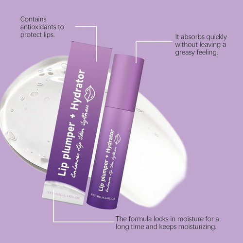 Bálsamo Labial Hidratante Y Voluminizador, Crema For Labios