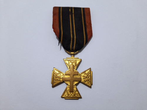 Condecoración Cruz De Combatiente De La Resistencia Ww2