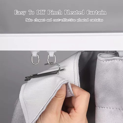 Nuevo Kit De Cinta Plisada Con Ganchos Para Plisar, Para