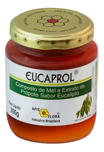 Mel Com Própolis E Eucalipto Eucaprol Apis Flora 300g