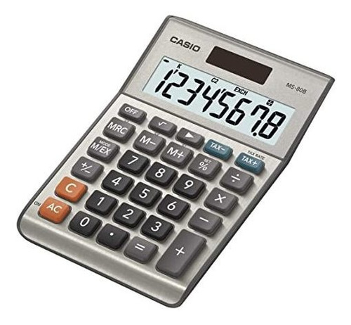 Calculadora De Escritorio Casio Ms-80b De Funciones Estánda