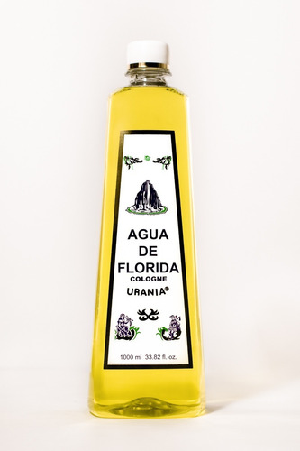 Loción Agua Florida Original Urania 1 Litro + Envio Gratis