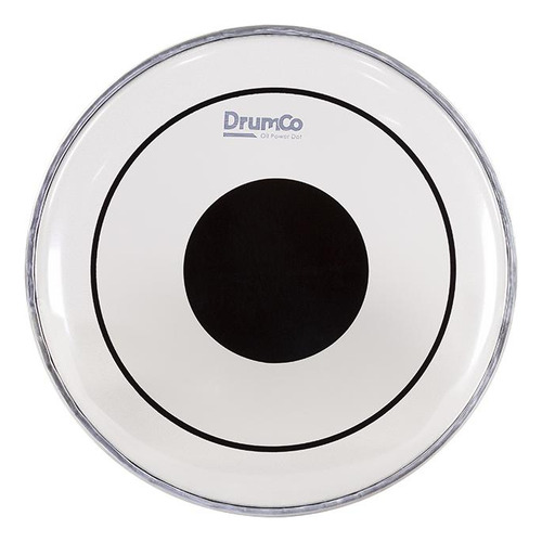Parche Para Batería Oil Power Dot De 10 Dr-10dpobpd Drumco Color Transparente