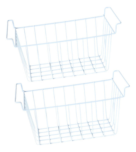 527 2x Cesta De Alambre Para Congelador, 45 Cm X 24,5 Cm X