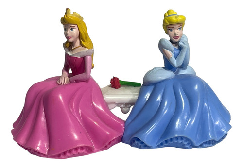 Figuras Disney Princesas Coleccionables Cenicienta Y Aurora (Usado)