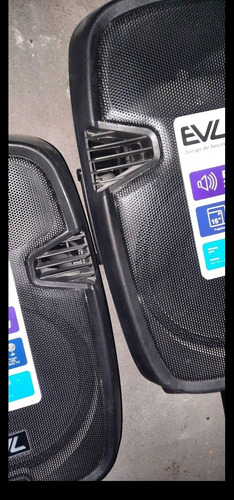 Bocinas Amplificadas Evl 2 Bocinas Color Negro