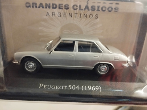 Peugeot 504 Salvat Argenta Colección  Esc 1 43 11cm Ixo