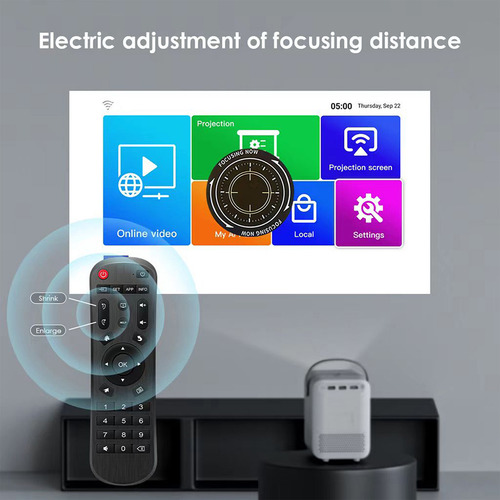 Projetor Com Decodificação 4k: Suporte Ao Sistema Wifi Andro