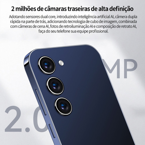 P Teléfono Barato Android S23 5.0 Ram 512mb Rom 4gb Rosa