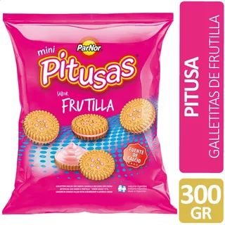 Galletitas Pitusas Sabor Frutilla Mini Galletas Dulces