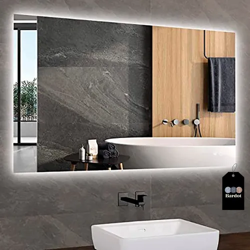 Lampara Luz Led Pared Espejo Baño 70 X50 Rectangular Moderno