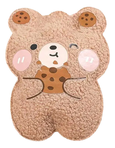 Mini Bolsa De Agua Caliente Tapón 350ml Kawaii Cute Animals Osito Marrón