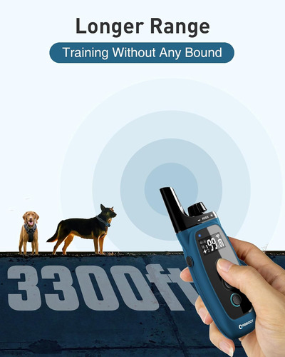 Collar De Entrenamiento Para Perros Impermeable Con Control