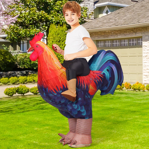 Comin Disfraz De Pollo Inflable Disfraz De Gallo Para Niños