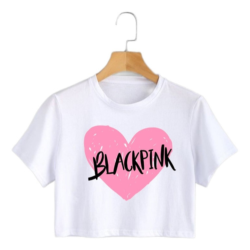 Camiseta Croptop  Blackpink Kpop Dama Blusa Niña 