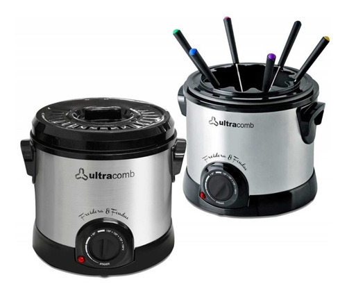 Freidora Fondue Ultracomb Fr8300 1200w 1.5 L Con Accesorios