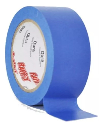 Cinta Papel De Obra Azul  Rapifix 24mm X 50mts  -  1 Un.