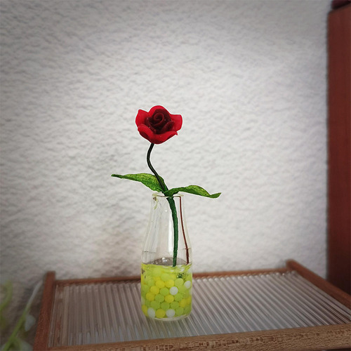 2 Florero Y Jarrón De Casas Pequeñas, Micropaisaje,