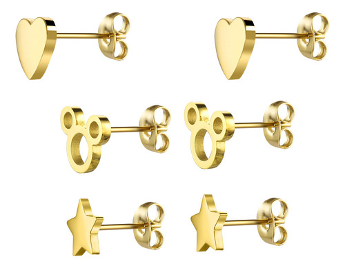 Set de Aretes Enso Para Mujer Eje3349g Dorado