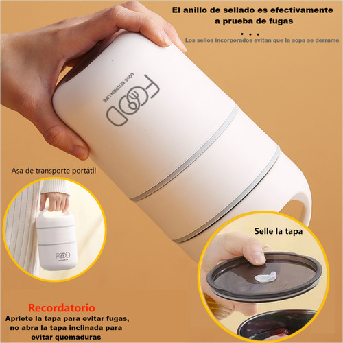 Caja Fiambrera 5 Pz Kit, Contenedor Comida + Cubiertost