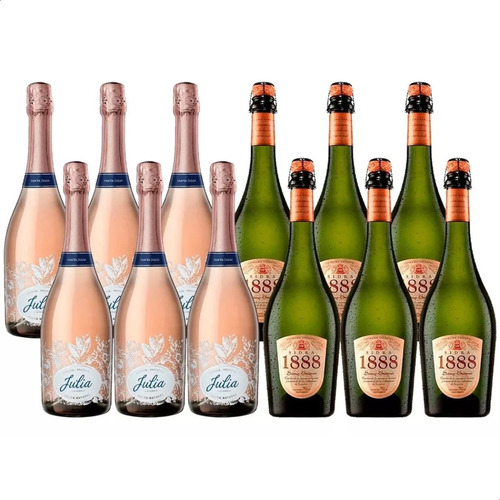Champagne Santa Julia Dulce Natural + Sidra 1888 750ml