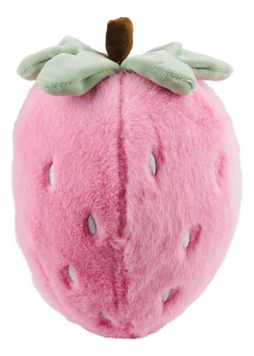 Pelúcia Morango Rosa Fofo Frutinha 20cm