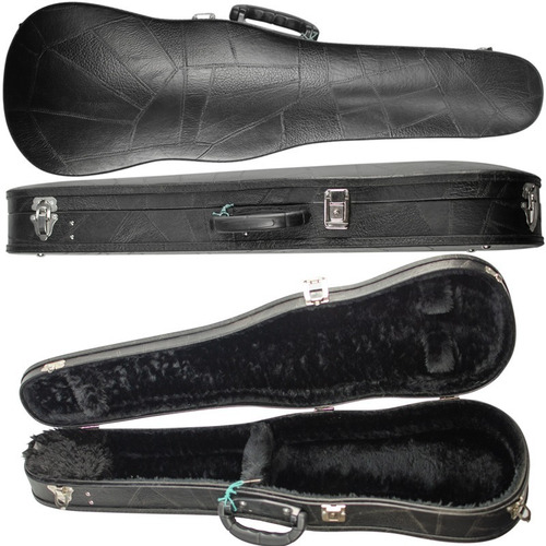 Estojo Para Violino 4/4 Leilo Case Costurado Preto