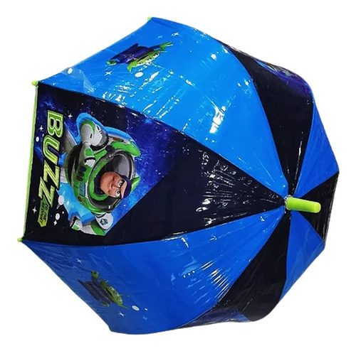 Paraguas Impermeable Infantil Lluvia Automatico Disney Wabro Color Toy Story Verde