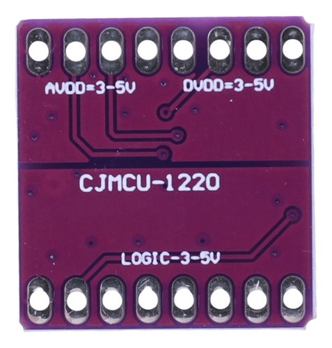Ads1220 Adc I2c Conve Analógico A Digital De 24 Bits De Bajo