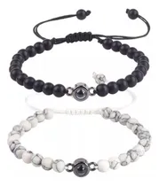 Comprar Gkt Pulseiras V Couples Com Projeção De Eu Te Amo Em 100