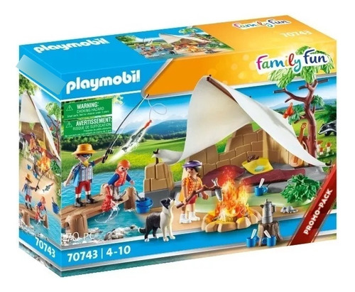 Figura Armable Playmobil Family Fun Acampada 70 