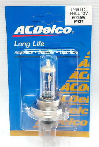 Ampolleta H4 Acdelco Long Life 60/55w