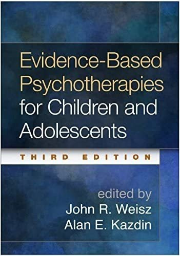 Libro: Evidence-based Psychotherapies For Children And Adole