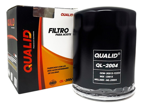Filtro Aceite 20004 Ql Fortuner 4runner Hilux Prado 51348