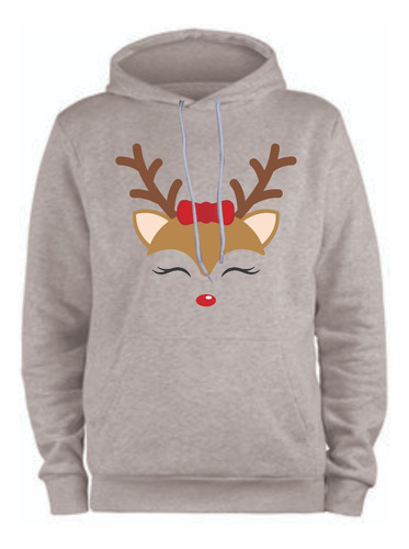  Hoodies Navideñas Navidad Reno Tierno Familia Pareja