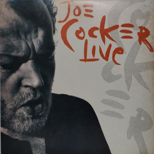 Joe Cocker  Joe Cocker Live Lp Impecable 1990 Argentina