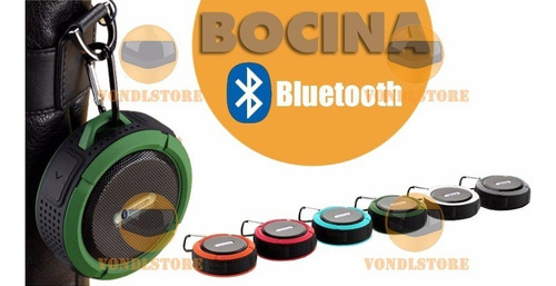 Bocina Bluetooth C6 Manos Libres Contra Agua Y Golpes Sd