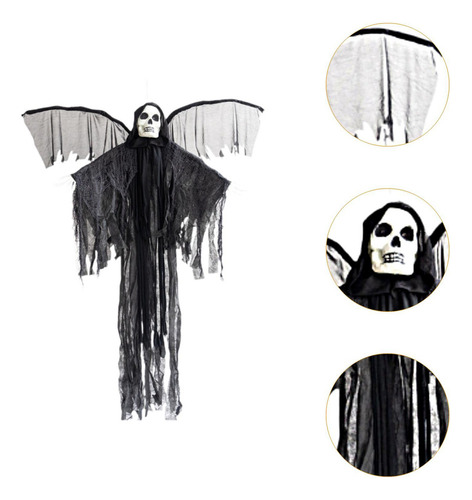 Esqueleto Colgante De Terror Eléctrico De Halloween De 150