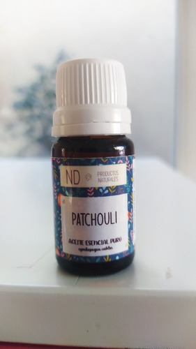 Aceite Esencial Puro Y Natural De Patchouli , Pachuli, 10 Ml