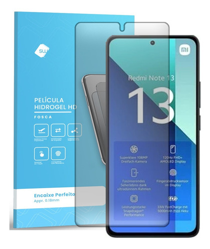 Pelicula Fosca Hydrogel Para Redmi Note 13 4g