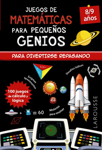 Libro Juegos De Matemáticas Para Pequeños Genios 8-9 Años